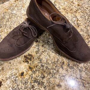 Sperry Men's Size 10.5 Brown Suede Lace Up Shoes